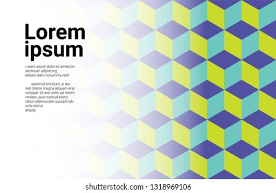 abstract geometric 3d cube seamless vector background pattern, illustration concepts for website development. 
isometric shape background for Business/Print. Eps10 vector.