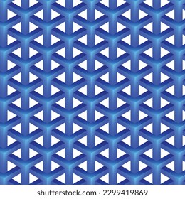 vector de patrón hexagonal 3d geométrico abstracto.