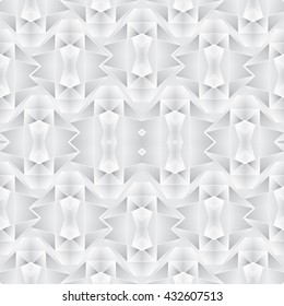 Abstract geometric 3d pattern. Seamless background.