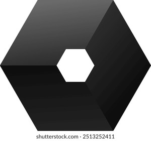 Logotipo geométrico Abstractas en forma de 3D con Elementos de Vector, que proporciona un diseño moderno y un fondo dinámico ideal para una marca creativa y recursos digitales elegantes.