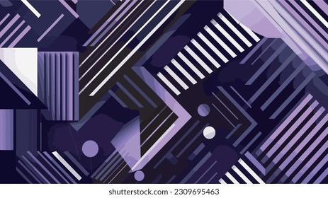 Abstract geometric 3d shapes background vector illustration design 