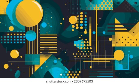 Resumen de formas geométricas 3d diseño de ilustración vectorial de fondo 