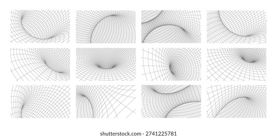 Abstractas túnel geométrico malla