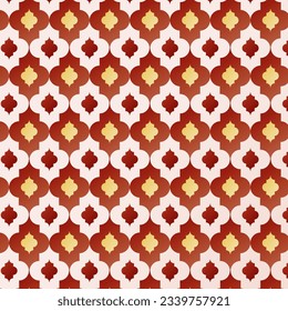 abstract geometric arabic stylish repeat pattern art