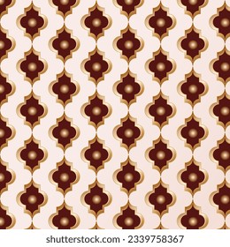 abstract geometric arabic stylish repeat pattern perfect for book cover, wall cloth