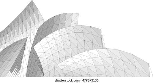 abstract geometric architectural background