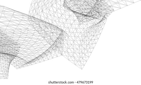 abstract geometric architectural background