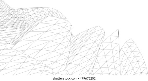 abstract geometric architectural background