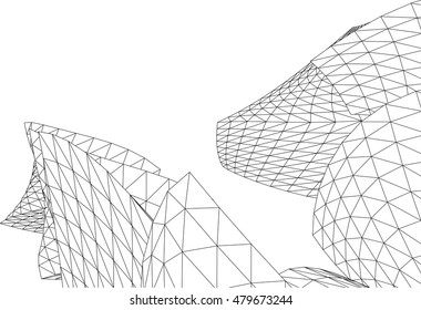 abstract geometric architectural background