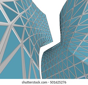 abstract geometric architectural background