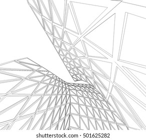 abstract geometric architectural background