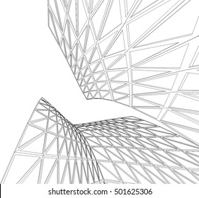 abstract geometric architectural background