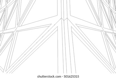abstract geometric architectural background