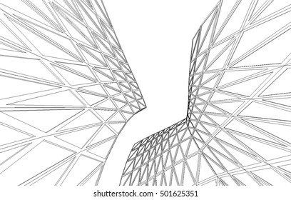 abstract geometric architectural background