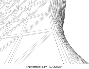 abstract geometric architectural background