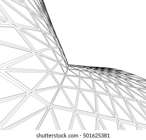 abstract geometric architectural background