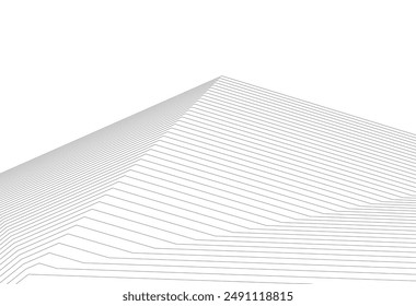 abstract geometric architectural background vector illustration