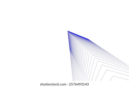 abstract geometric architectural background vector 3d illustration