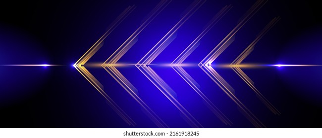 Abstract geometric arrow flowing design motion pattern colorful banner template 