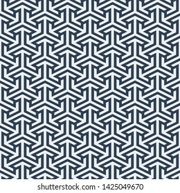abstract geometric arrow seamless pattern background