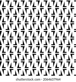 Abstract Geometric Arrows. Black And White Modern Poster. Abstract Wall Art. Digital Art Of Interior Decoration For Print. Abstract Geometric Minimal Poster 