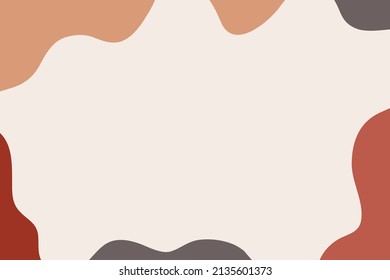 Resumen de fondo de arte geométrico con formas y campo de texto, colores de moda del arte moderno en estilo abstracto moderno para afiches, postales, pancartas. Ilustración del vector