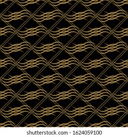 Abstract geometric Art Deco pattern. Seamless vector background. Vintage style texture. Vector illustration in art nouveau style.