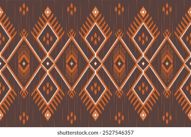 Abstract geometric art, geometric pattern, seamless pattern in tribal, western style, Aztec geometric pattern. For carpet, wallpaper, clothing, wrap, fabric, cover, textile.