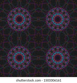 Abstract geometric art print. Vector illustration bright design. Vector graphic element.