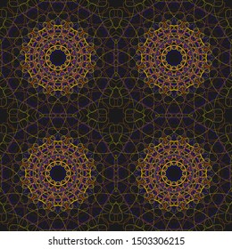 Abstract geometric art print. Vector illustration bright design. Vector graphic element.