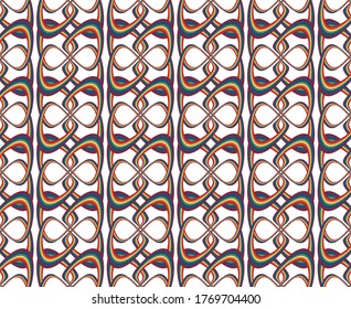 Abstract geometric art rainbow pattern. Can be used for wallpaper, pattern fills, textile, web page background, surface textures, Image for advertising booklets, banners.