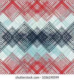 Abstract geometric art woven pattern. Can be used for wallpaper, pattern fills, textile, web page background, surface textures, Image for advertising booklets, banners.
