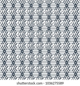 Abstract geometric art woven pattern. Can be used for wallpaper, pattern fills, textile, web page background, surface textures, Image for advertising booklets, banners.