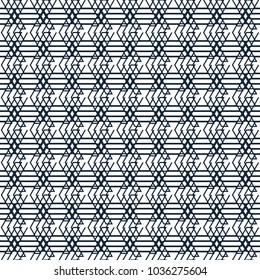 Abstract geometric art woven pattern. Can be used for wallpaper, pattern fills, textile, web page background, surface textures, Image for advertising booklets, banners.