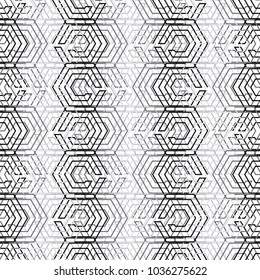 Abstract geometric art woven pattern. Can be used for wallpaper, pattern fills, textile, web page background, surface textures, Image for advertising booklets, banners.