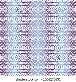 Abstract geometric art woven pattern. Can be used for wallpaper, pattern fills, textile, web page background, surface textures, Image for advertising booklets, banners.