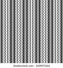 Abstract geometric art woven pattern. Can be used for wallpaper, pattern fills, textile, web page background, surface textures, Image for advertising booklets, banners.

