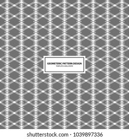 Abstract geometric art woven pattern. Can be used for wallpaper, pattern fills, textile, web page background, surface textures, Image for advertising booklets, banners.
