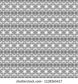 Abstract geometric art woven pattern. Can be used for wallpaper, pattern fills, textile, web page background, surface textures, Image for advertising booklets, banners.