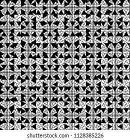 Abstract geometric art woven pattern. Can be used for wallpaper, pattern fills, textile, web page background, surface textures, Image for advertising booklets, banners.
