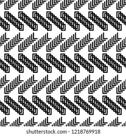 Abstract geometric art woven pattern. Can be used for wallpaper, pattern fills, textile, web page background, surface textures, Image for advertising booklets, banners.