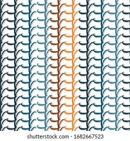 Abstract geometric art woven pattern. Can be used for wallpaper, pattern fills, textile, web page background, surface textures, Image for advertising booklets, banners.