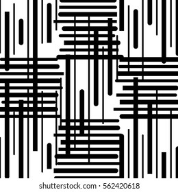 Abstract geometric art woven pattern. Can be used for wallpaper, pattern fills, textile, web page background, surface textures, Image for advertising booklets, banners.