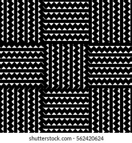 Abstract geometric art woven pattern. Can be used for wallpaper, pattern fills, textile, web page background, surface textures, Image for advertising booklets, banners.