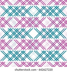 Abstract geometric art woven pattern. Can be used for wallpaper, pattern fills, textile, web page background, surface textures, Image for advertising booklets, banners.