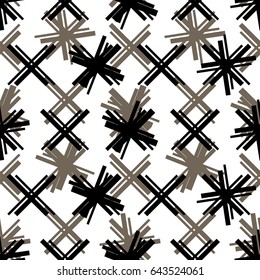 Abstract geometric art woven pattern. Can be used for wallpaper, pattern fills, textile, web page background, surface textures, Image for advertising booklets, banners.