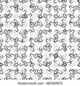 Abstract geometric art woven pattern. Can be used for wallpaper, pattern fills, textile, web page background, surface textures, Image for advertising booklets, banners.