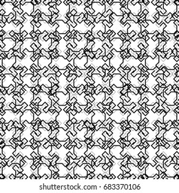 Abstract geometric art woven pattern. Can be used for wallpaper, pattern fills, textile, web page background, surface textures, Image for advertising booklets, banners.