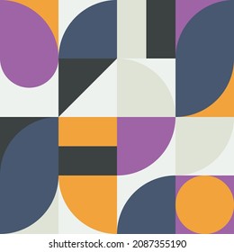 Abstract geometric artwork design with simple shapes and shapes. Vertical pattern with geometric elements. Ideal for web banner, business presentation, branded packaging, fabric printing.				