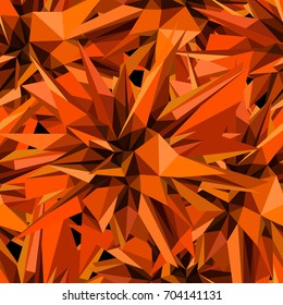 Abstract geometric asymmetric triangle seamless pattern. Vector background